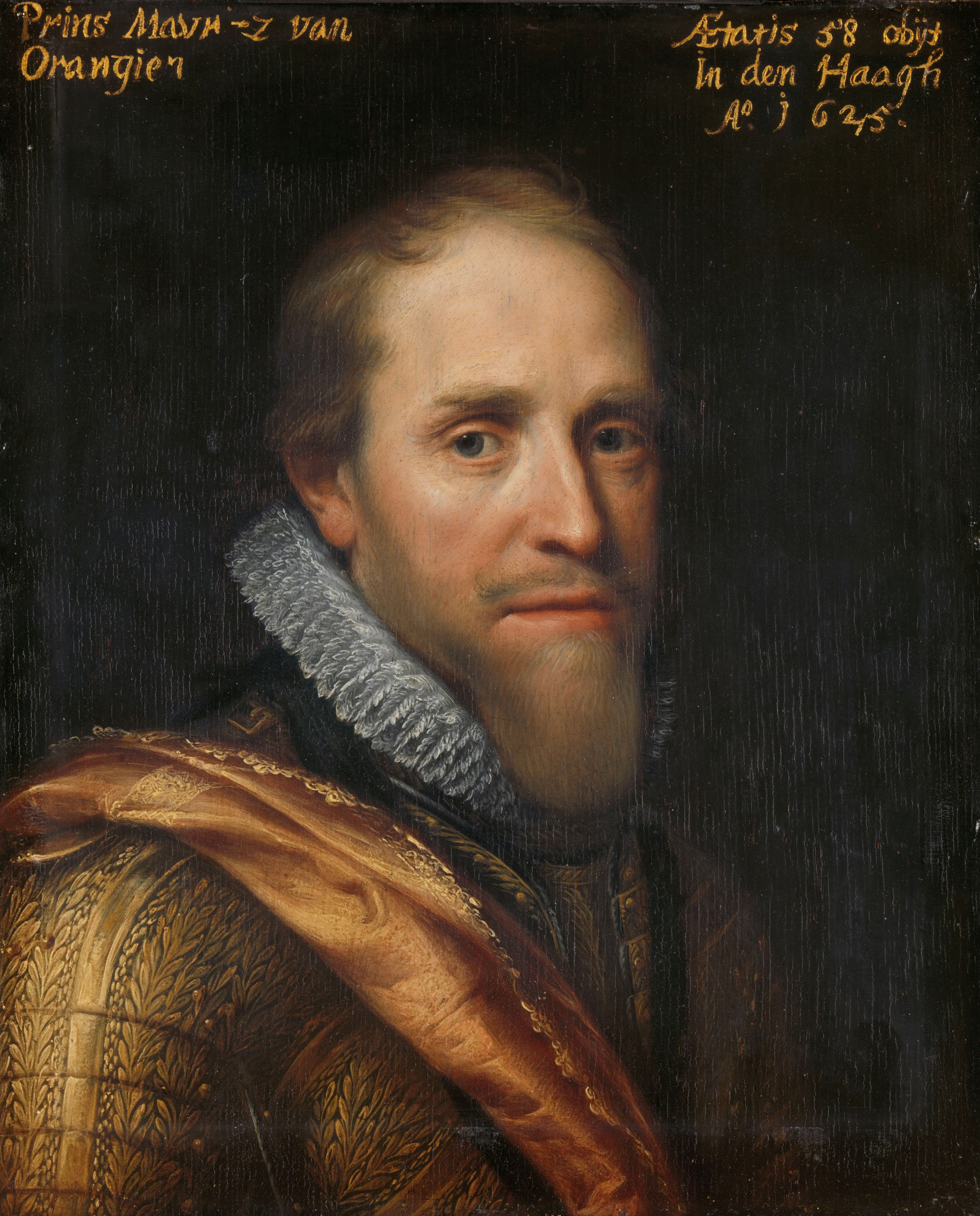 Portrait of Maurice, Prince of Orange, Michiel Jansz van Mierevelt, c. 1609 - c. 1633